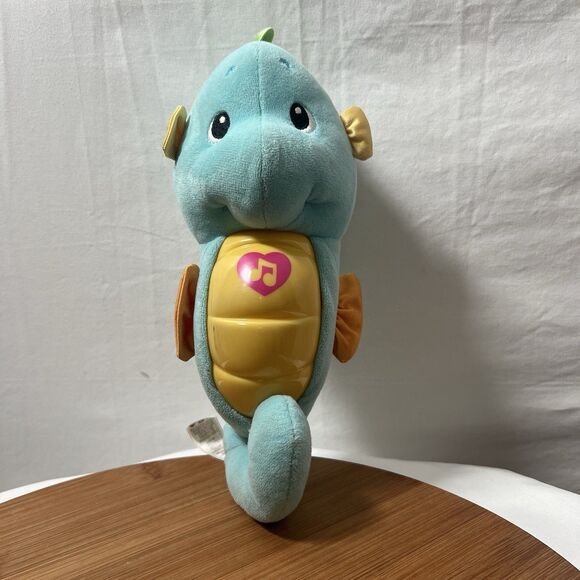 Fisher Price Ocean Wonders Soothe Glow Seahorse Blue Musical Plush Toy 2008 - Picture 1 of 7